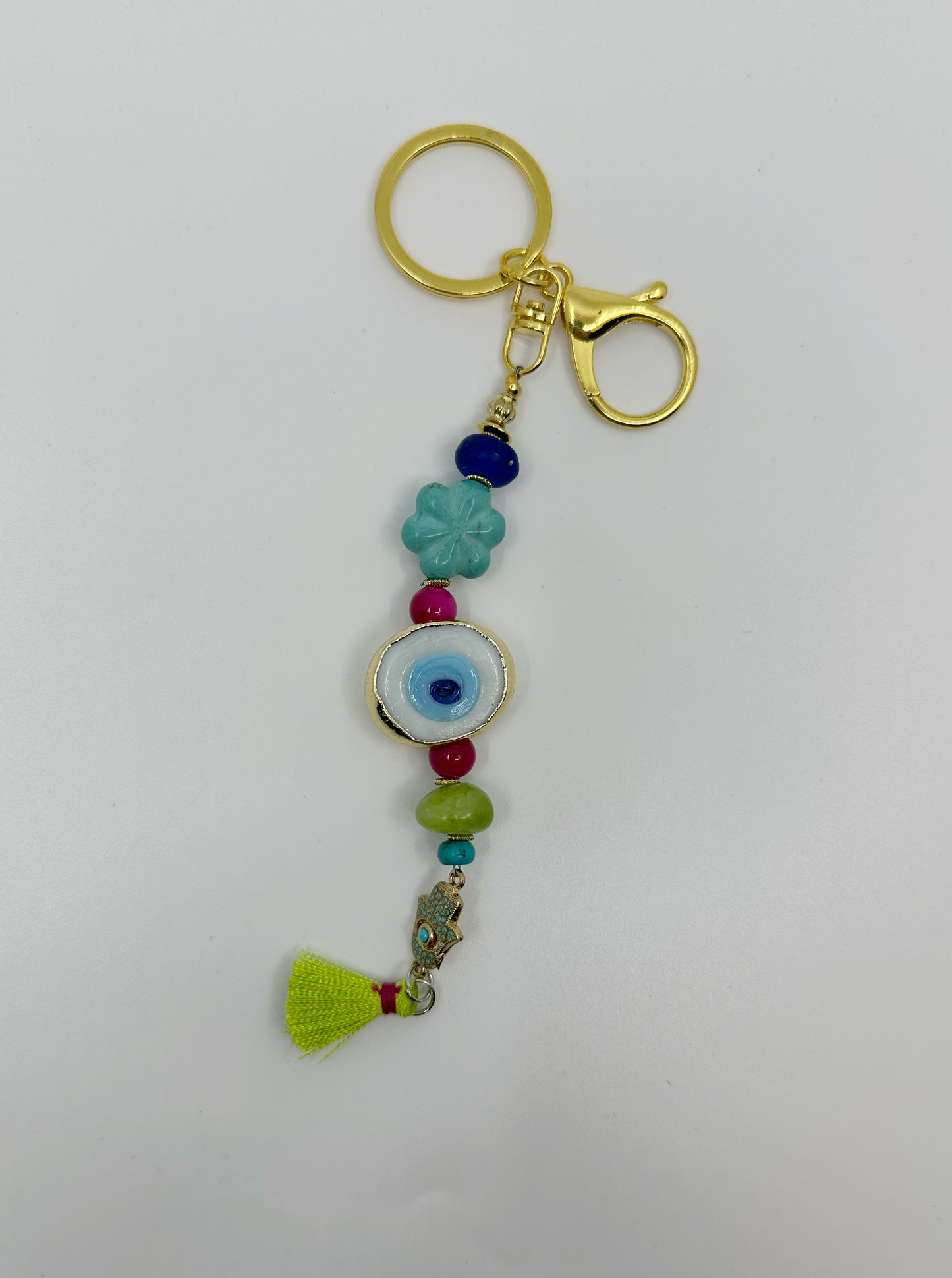 Evil Eye Scissor Fob - Gold