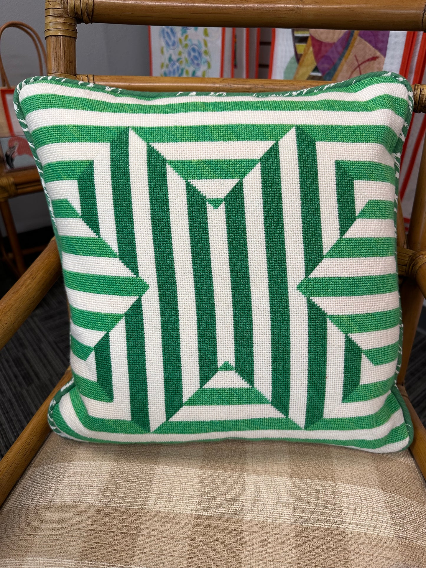 “X” Square Pillow