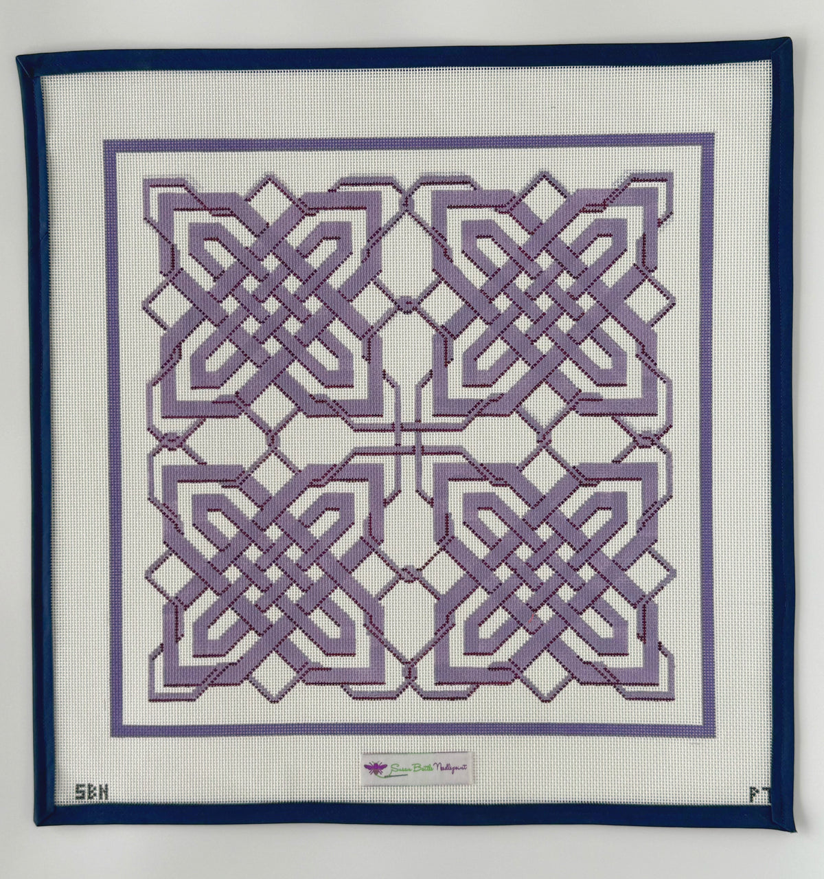 Purple Lattice Square