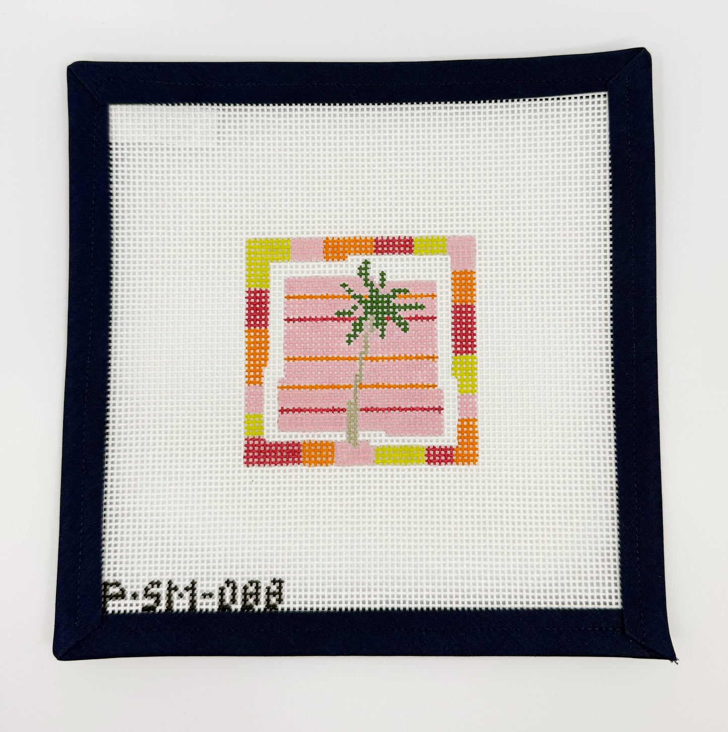 Palm Tree Pink Stripe