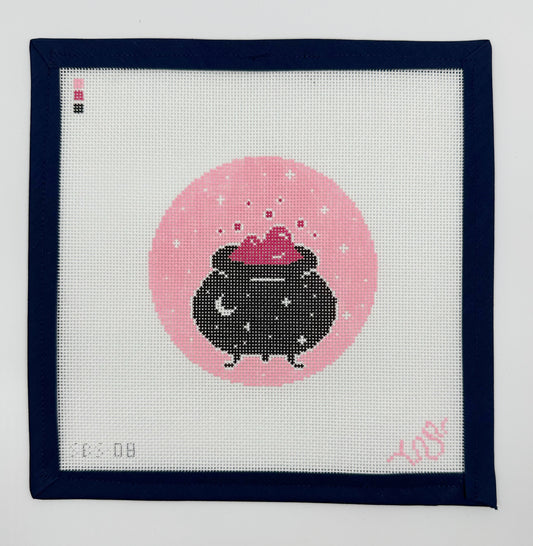Pink and Spooky Cauldron