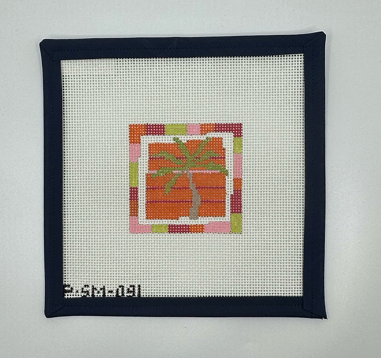 Palm Tree Orange Stripe