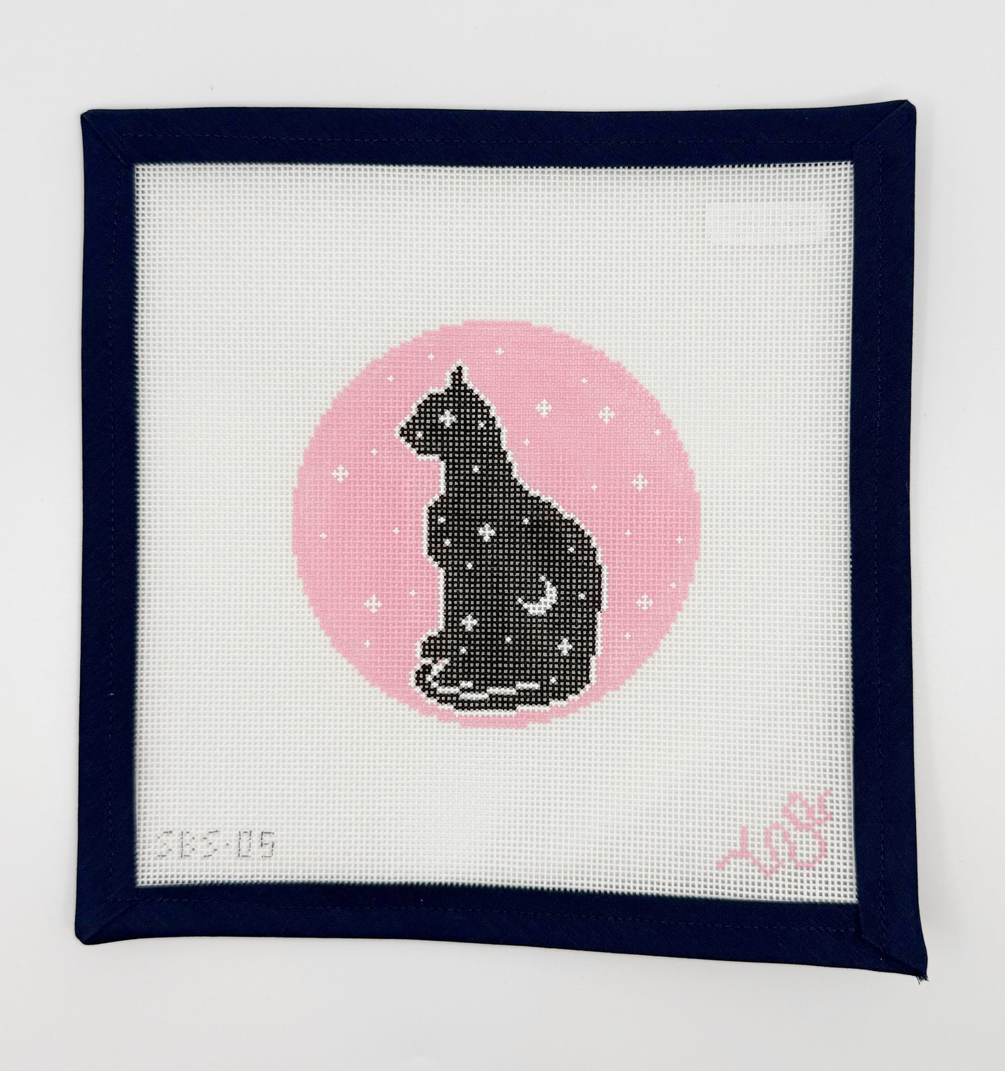 Pink and Spooky Celestial Black Cat