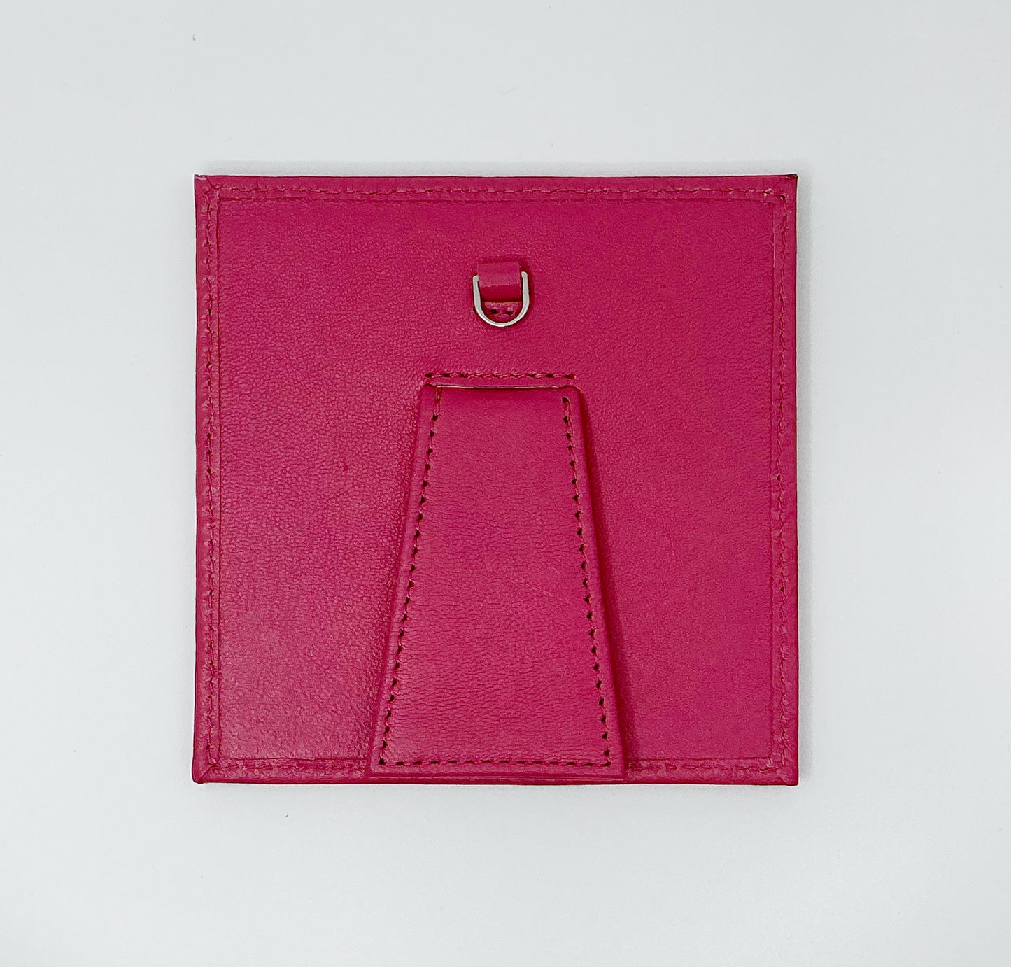Self Finishing Leather Frame - Hot Pink