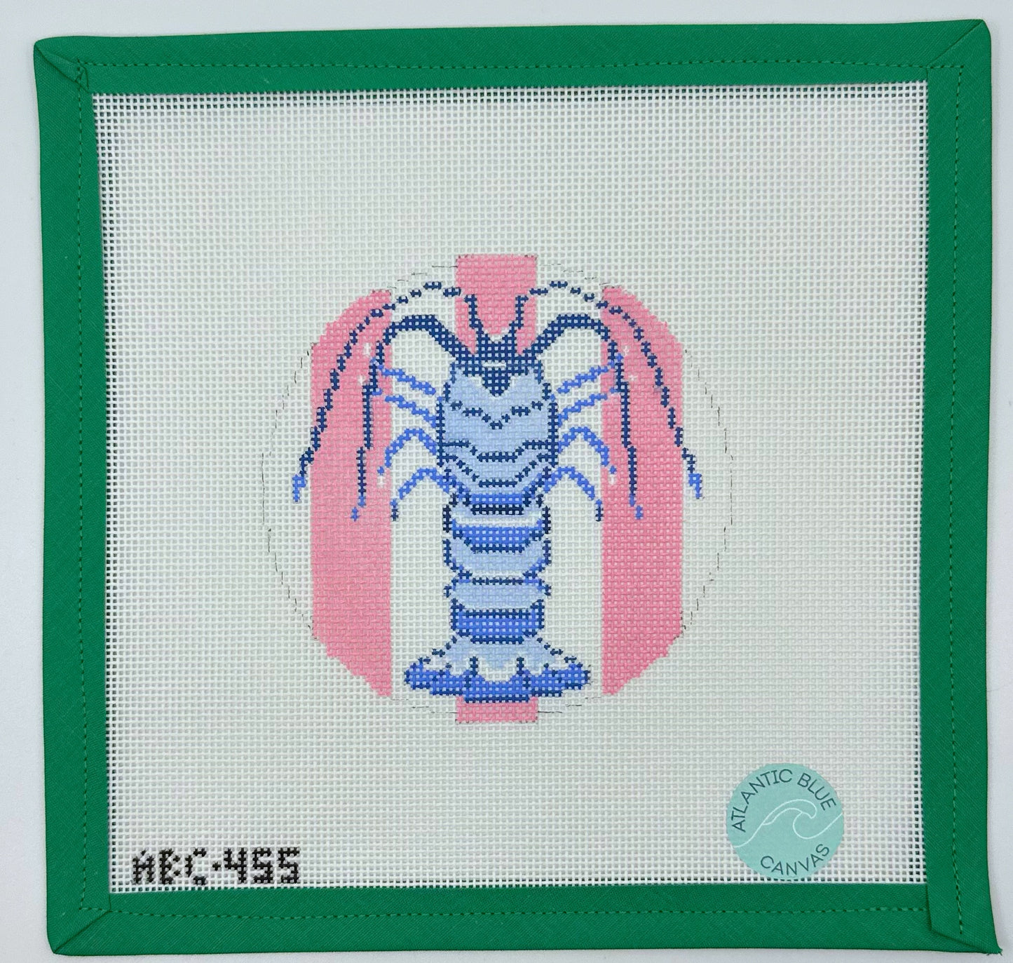 Florida Lobster - Round Pink Stripe