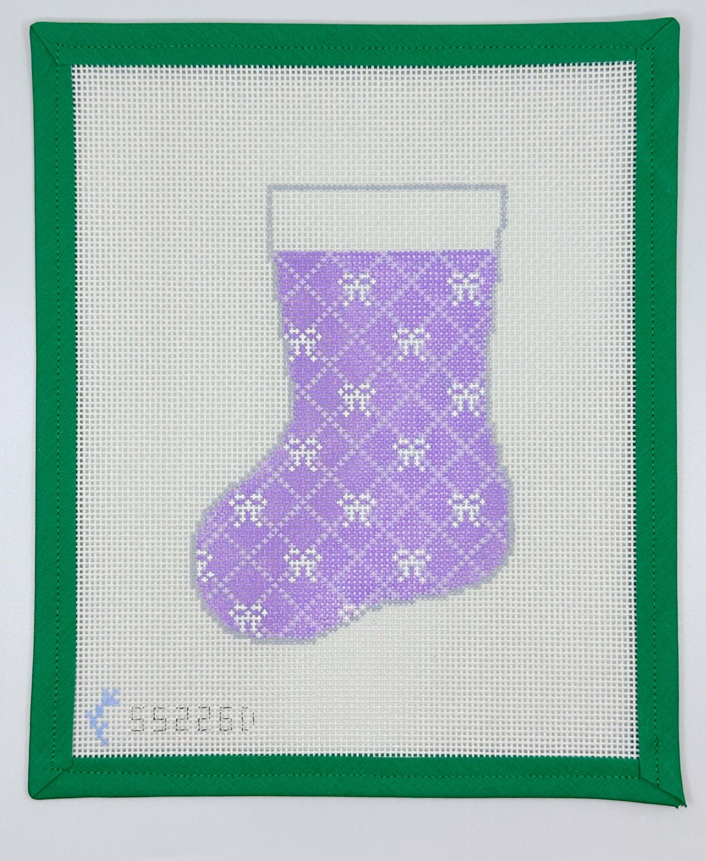 Bow Mini-Stocking - Lavender