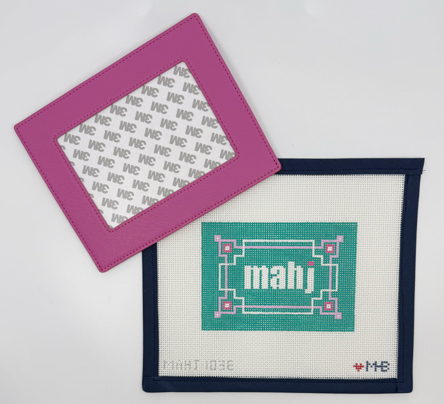 Key Corner Mahjong Insert/Self-Finishing Mahjong Card Sleeve Hot Pink Set