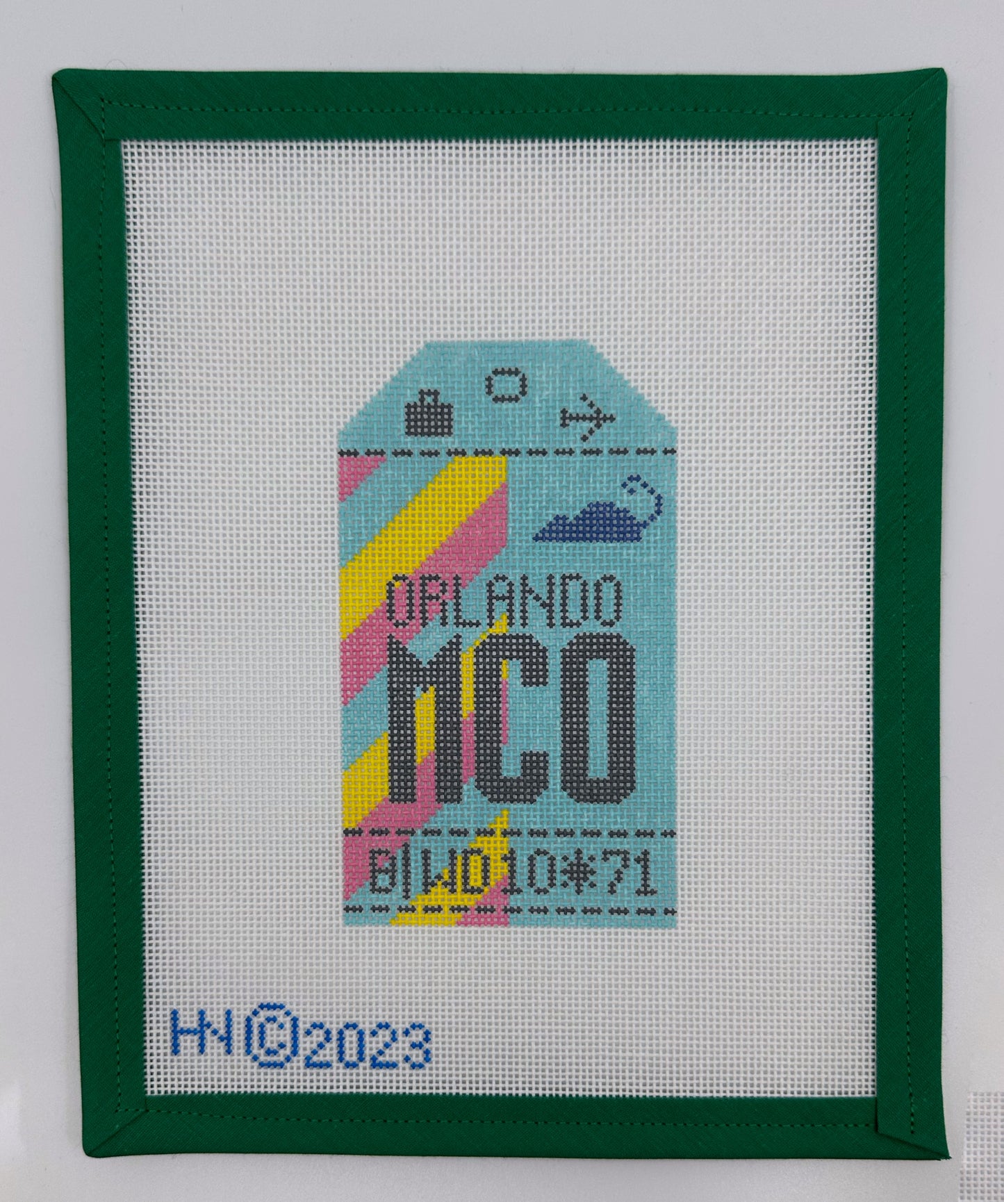Orlando Retro Travel Tag