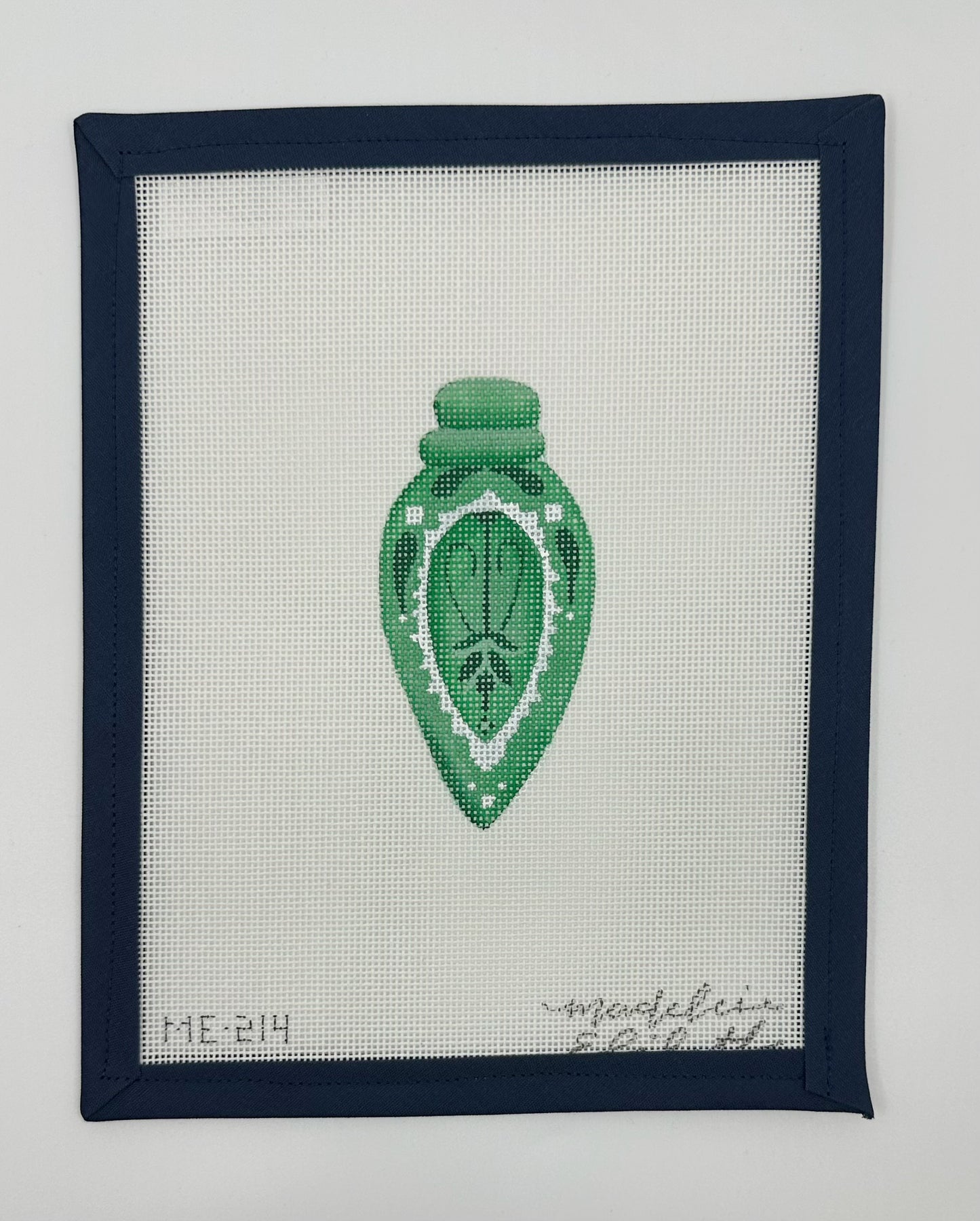 Green Glass Ornament ME 214