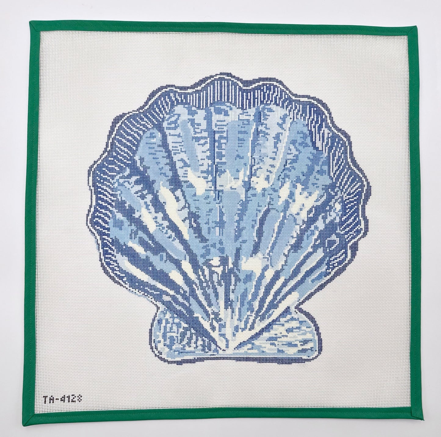 Scallop Canvas - Blue