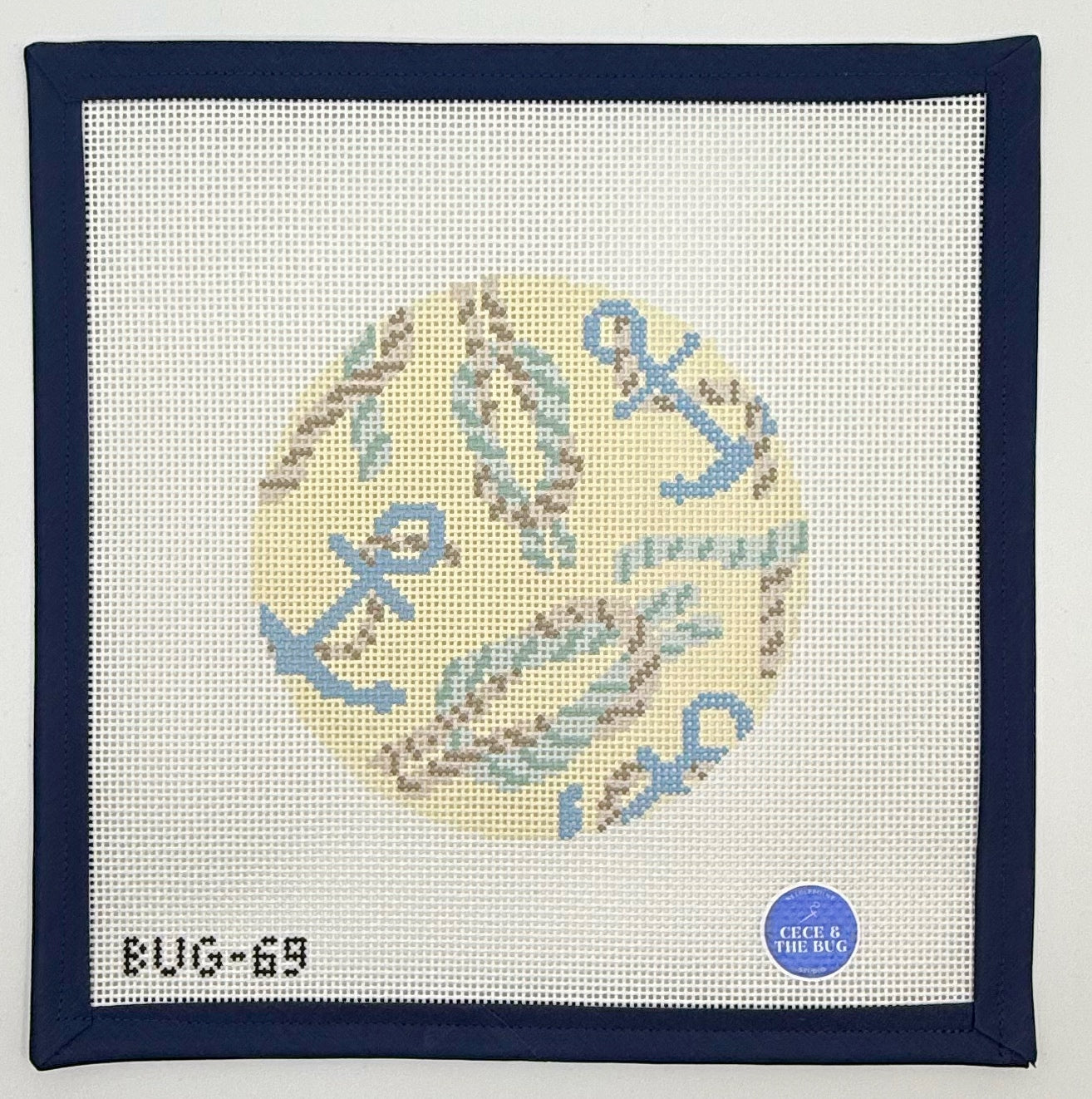 Nautical Knots Coaster - Neutrals