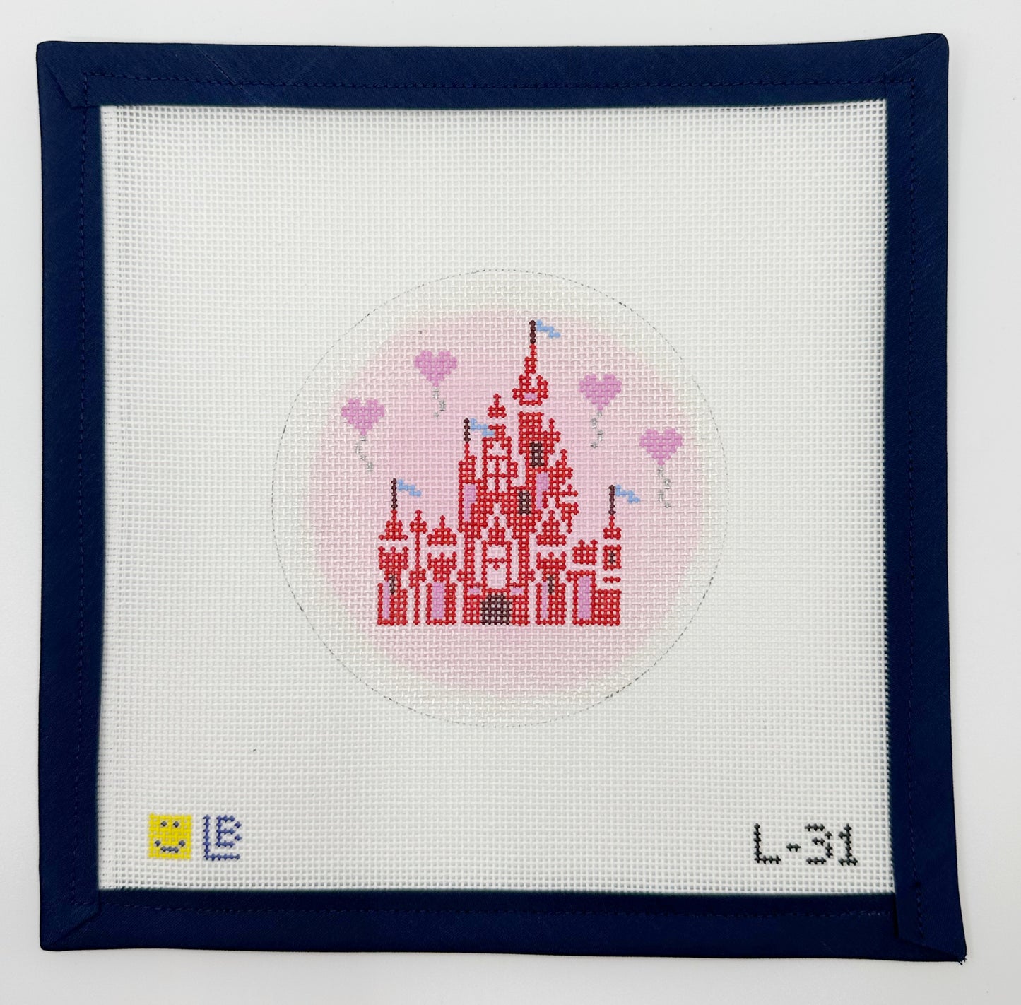 Love Castle with Heart Balloons