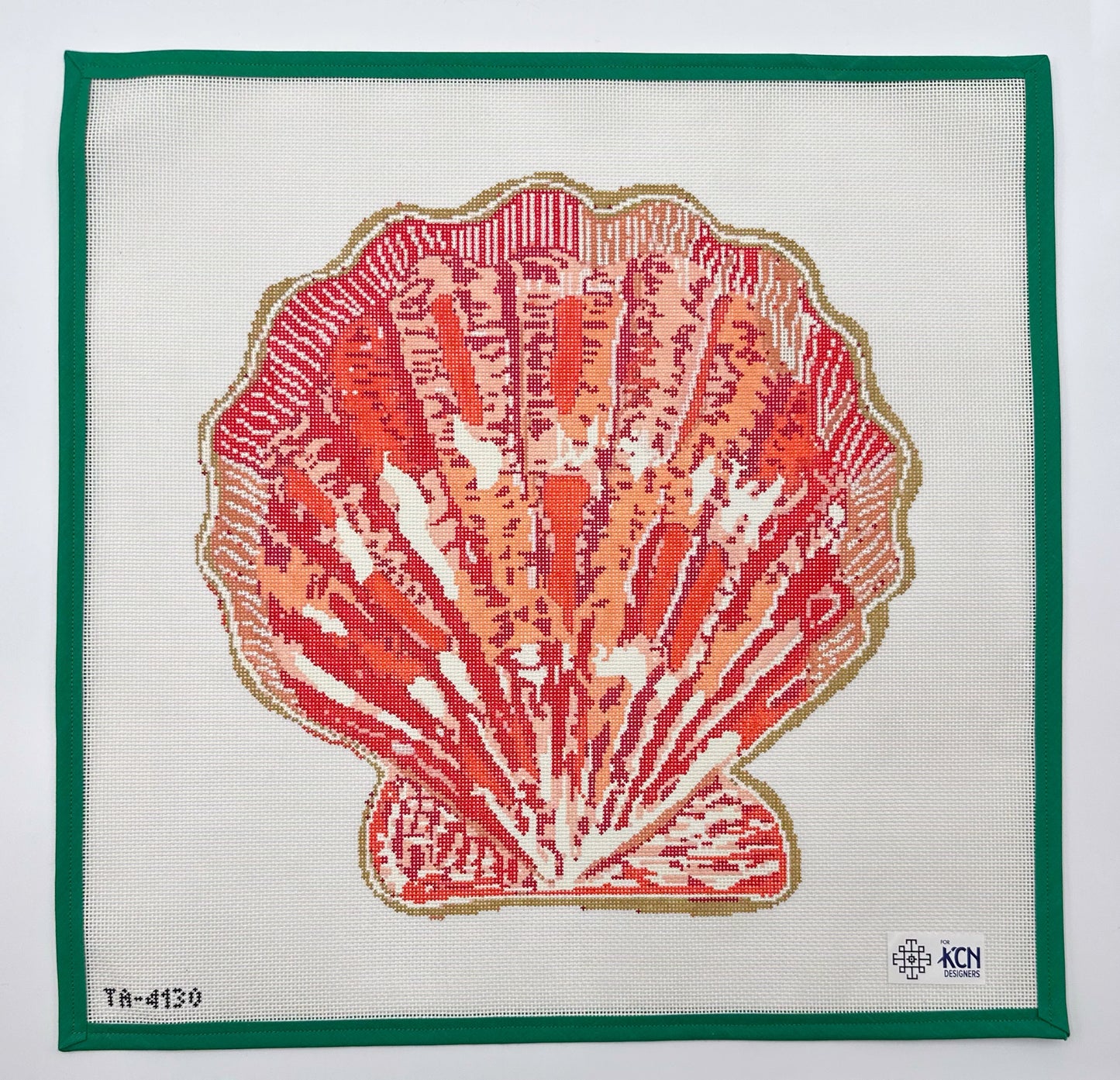 Scallop Canvas - Orange