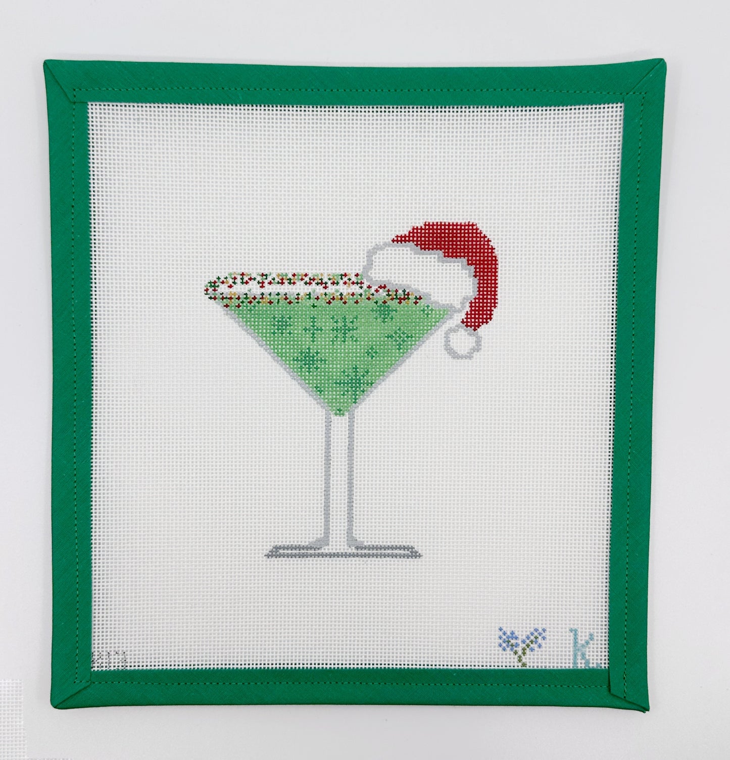 Martini - Grasshopper with Santa Hat