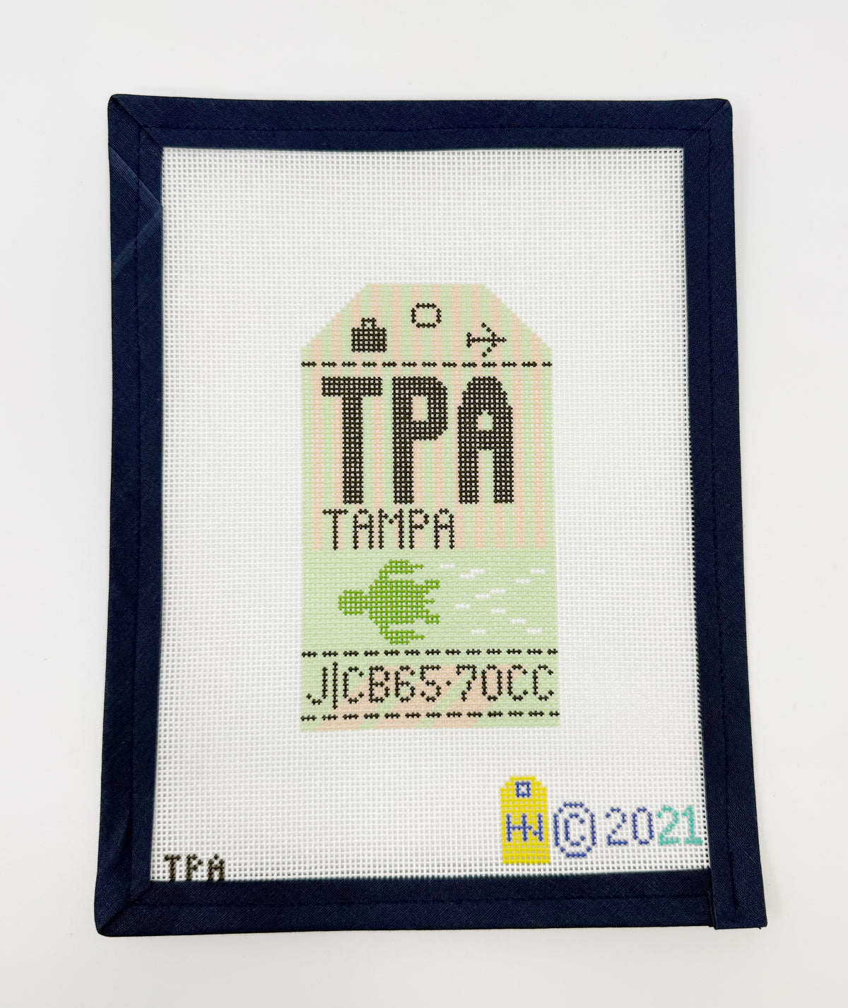 Tampa Retro Travel Tag