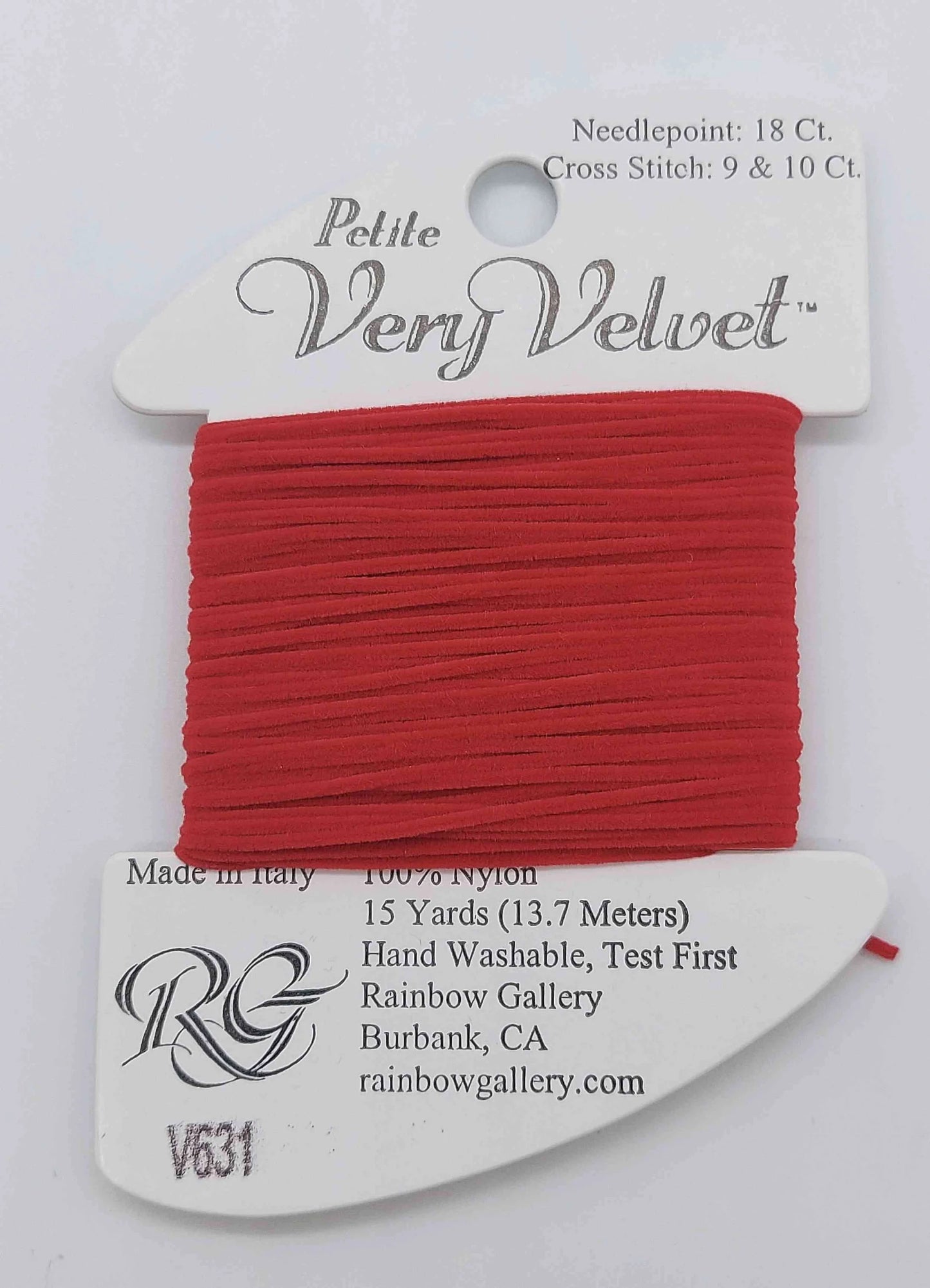 Petite Very Velvet V631 Christmas Red