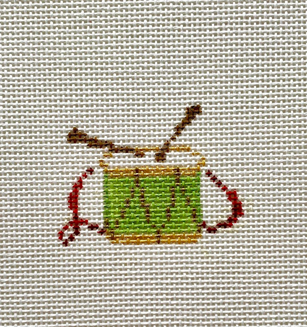 Victorian Christmas Drum - TRUNK SHOW - 18Y-D