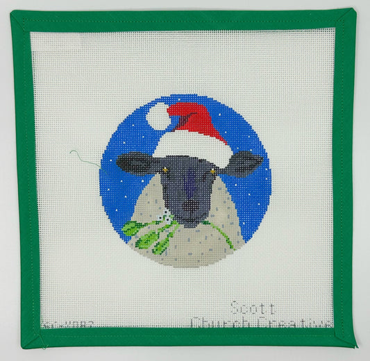 SC-XO87 Sheep with Santa Hat