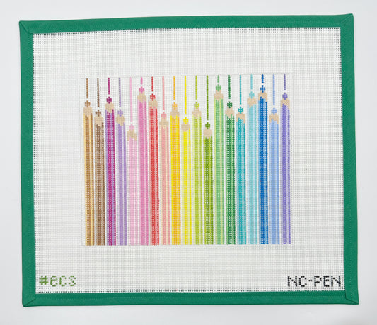 colored pencils clutch