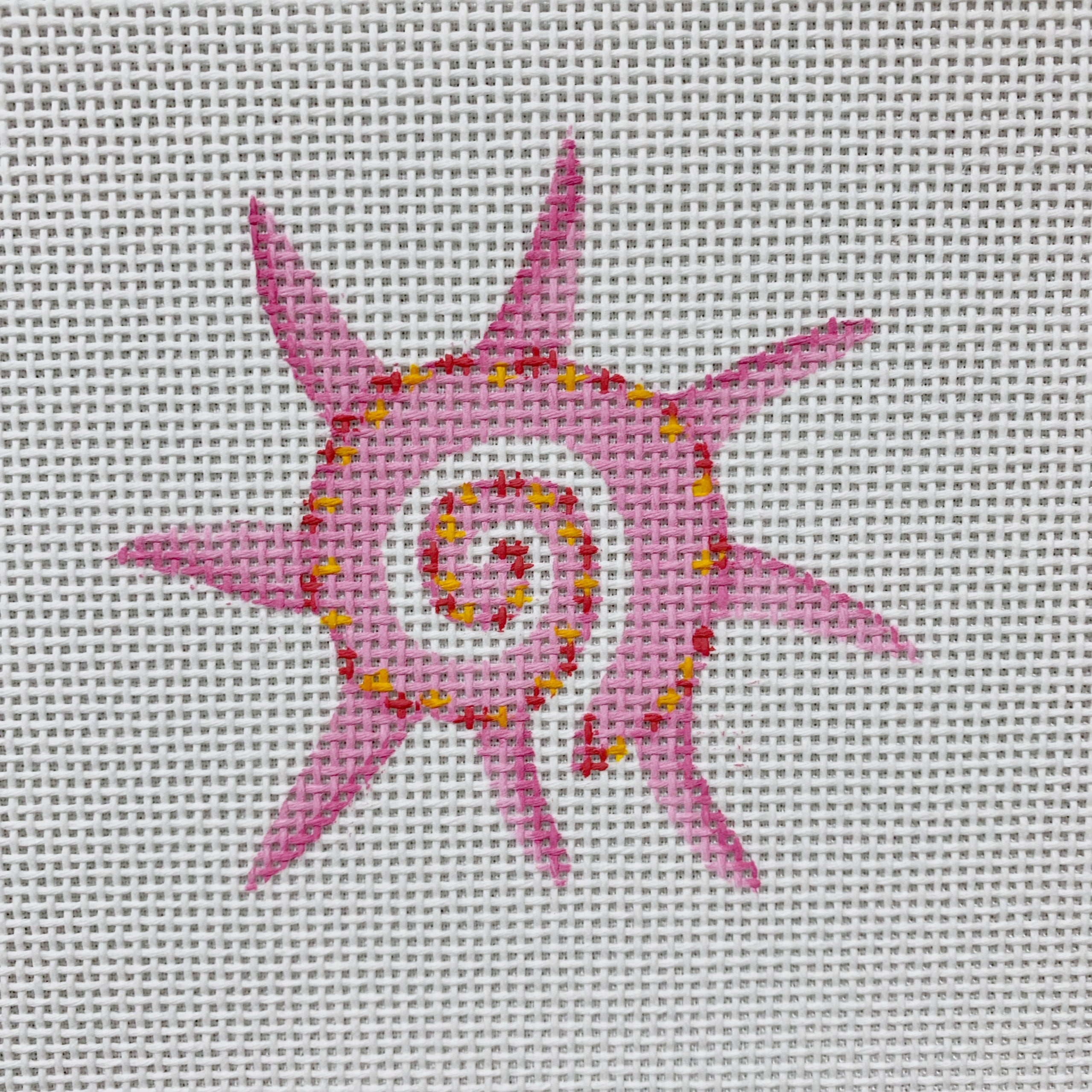 Micro Needlepoint Shell Pattern Spike Shell Mini – Three Palms Needlework