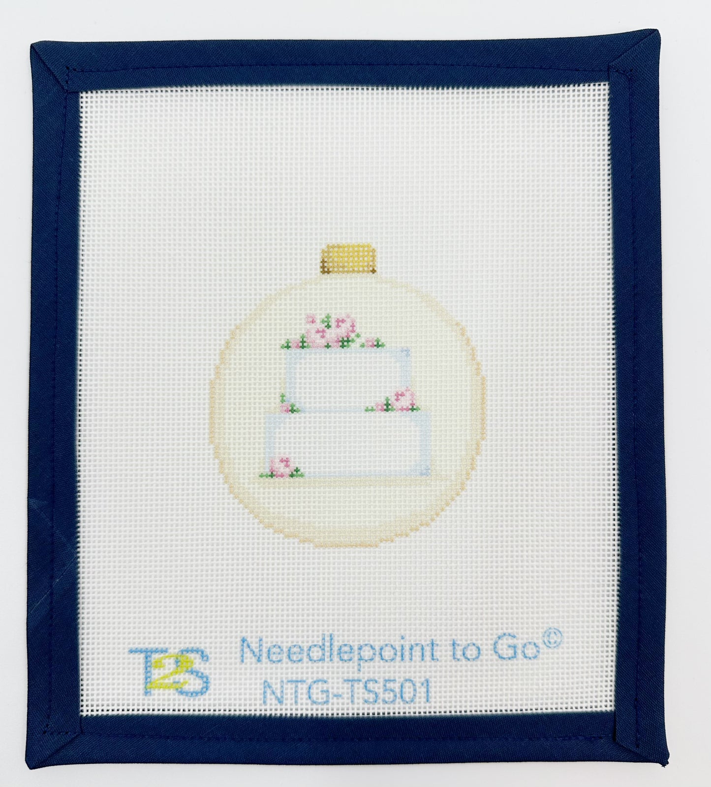 Rosebud Cake Ball Ornament NTGts501