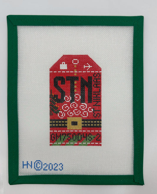 Sint Niklaas Retro Travel Tag