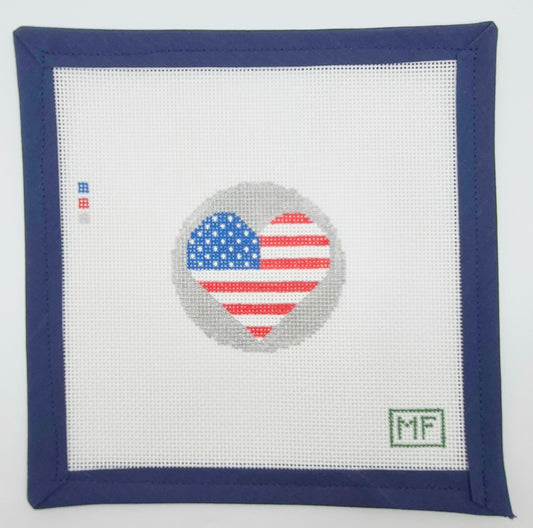 Heart Flag - United States of America