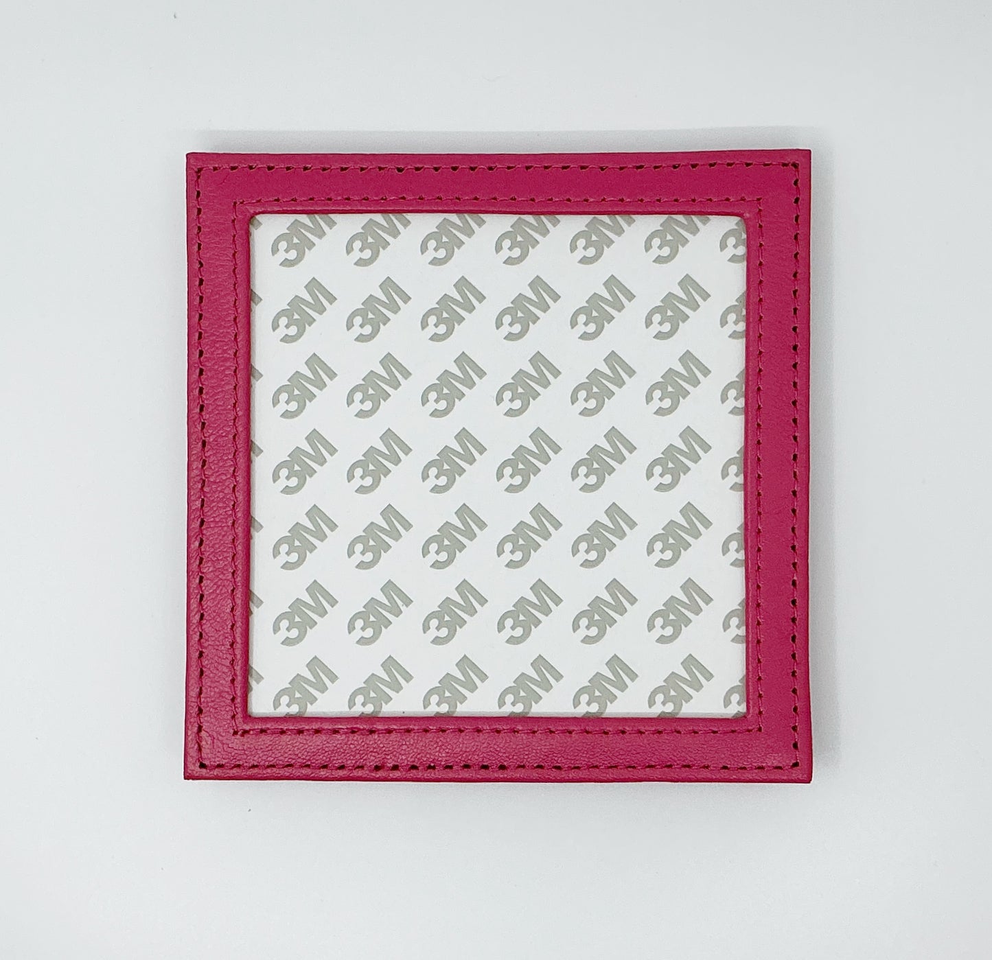 Self Finishing Leather Frame - Hot Pink