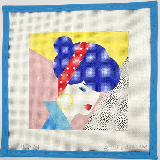 Girl with Blue Hair - BW442SH