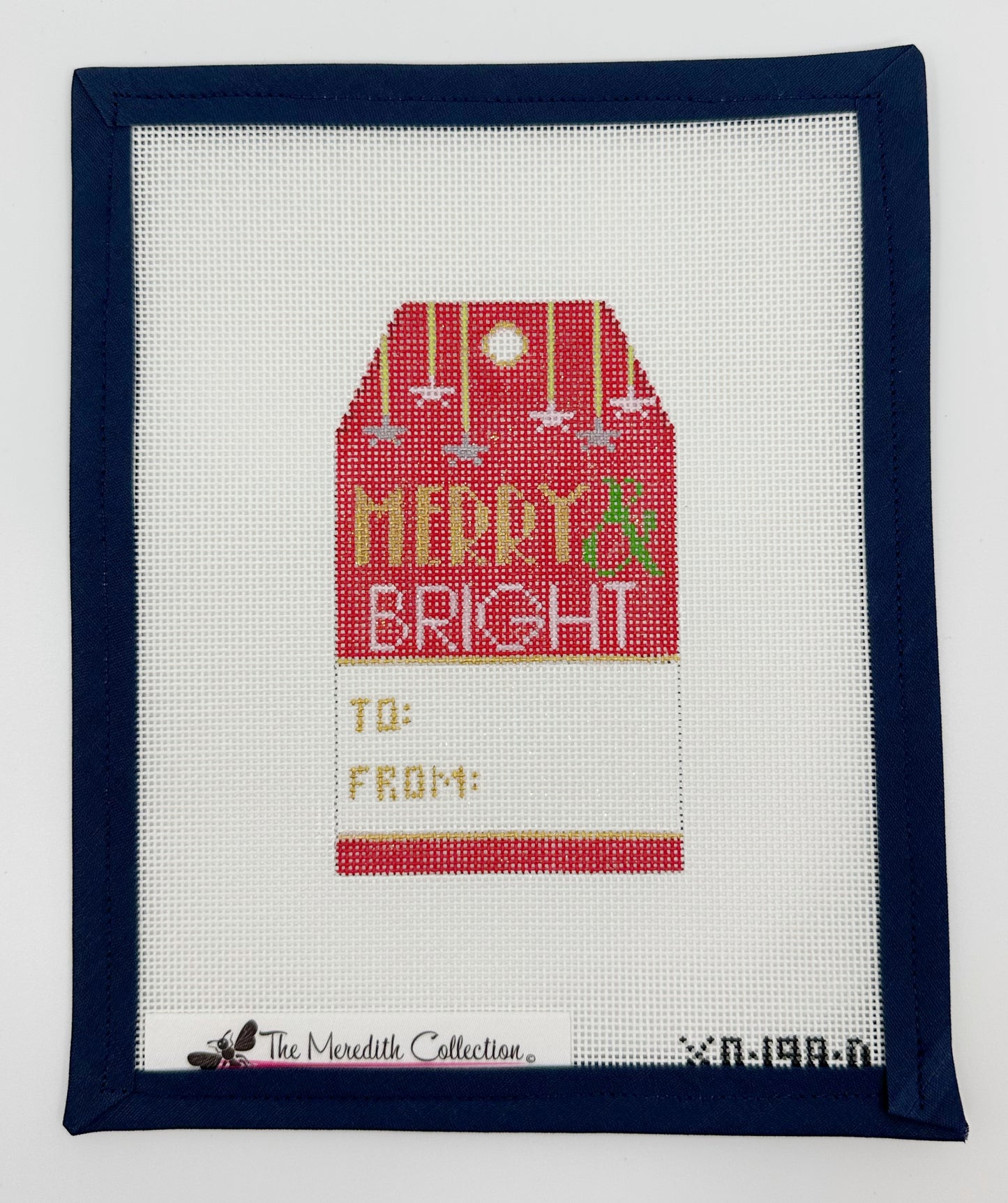 Gift Tag Merry & Bright XO198d