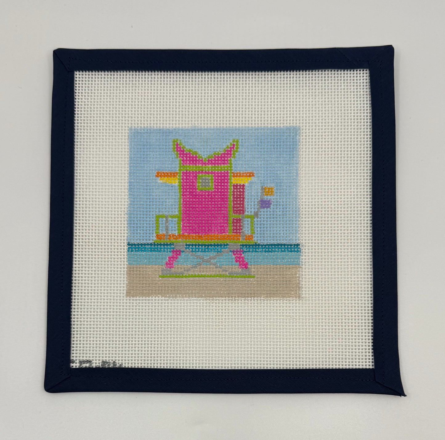 Hot Pink Lifeguard Station