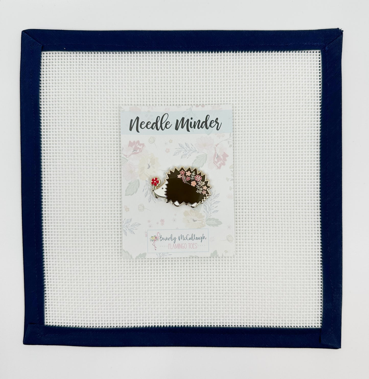 Floral Hedgehog Needle Minder