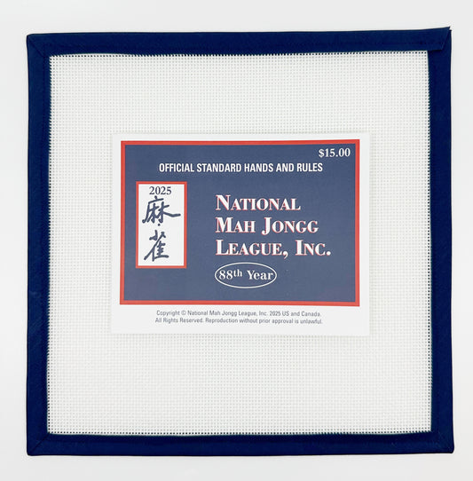 National Mah Jong League Card - Large Print