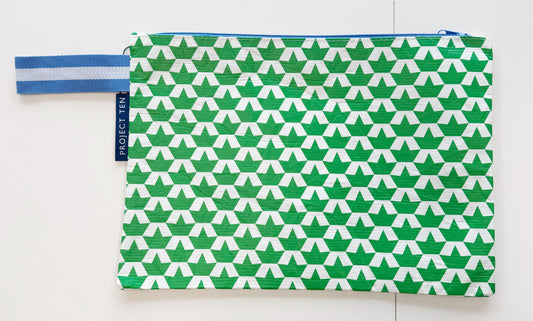 Large Zip Pouch - Boats