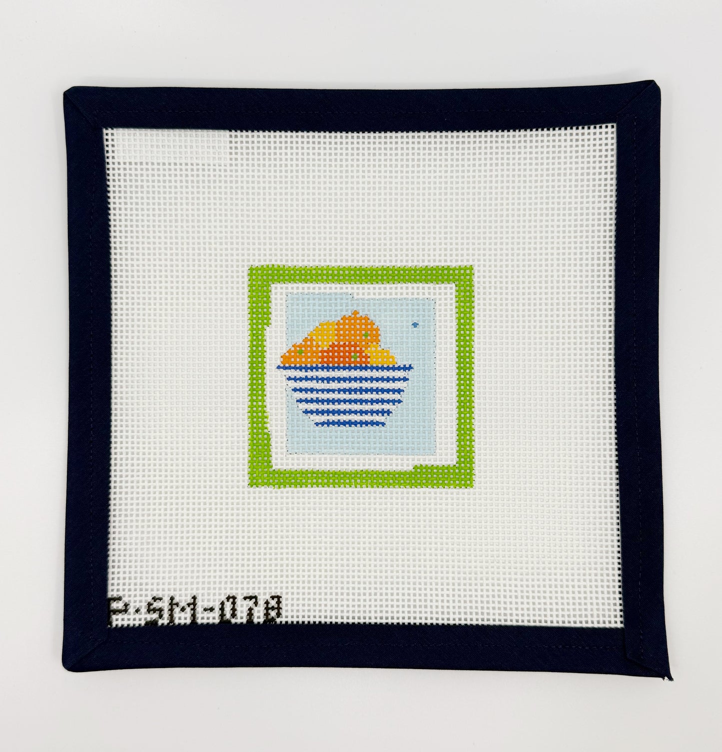 Blue and White Bowl w/Oranges