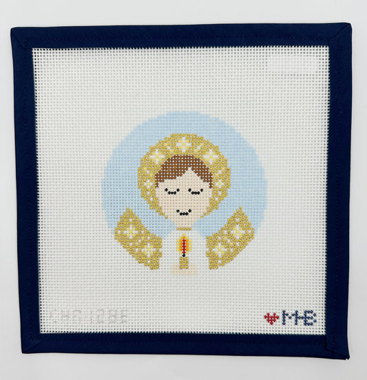 Angel Boy Brunette Round