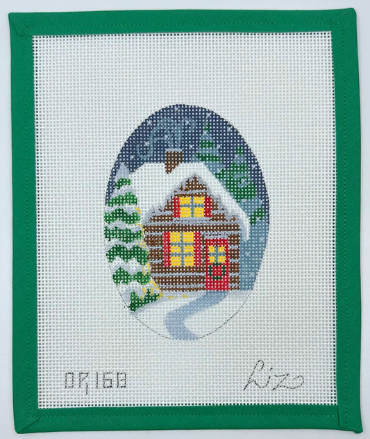 Christmas Cottage Ornament