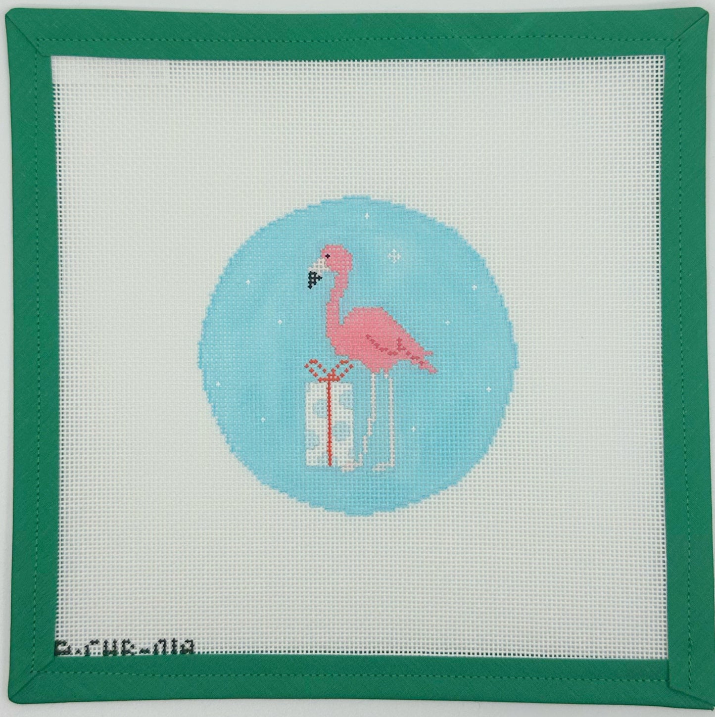 Flamingo with Dots on Package