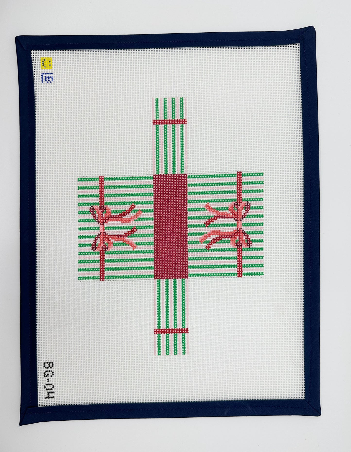 3D Mini Striped Holiday Bag