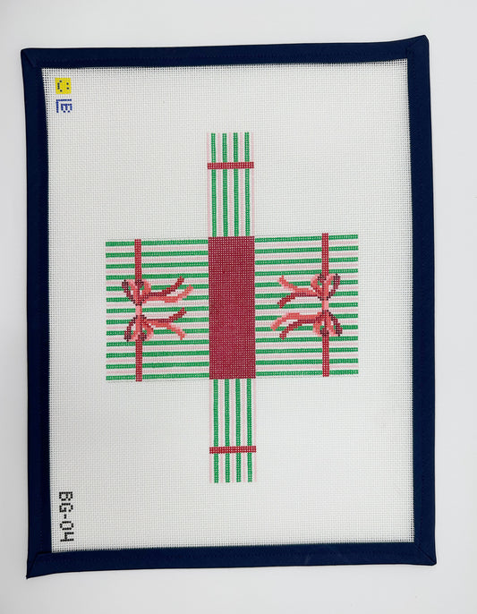 3D Mini Striped Holiday Bag