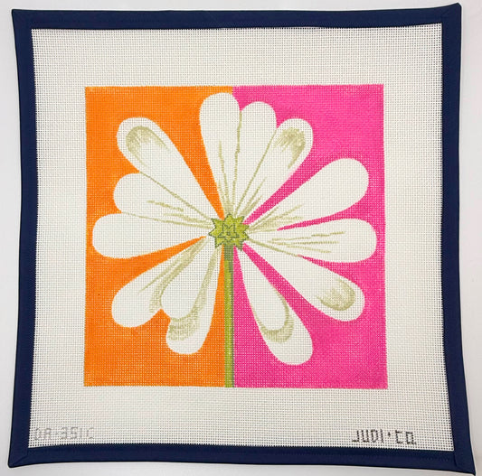 Daisy - Orange and Pink