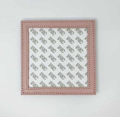Self Finishing Leather Frame - Apricot Carnival
