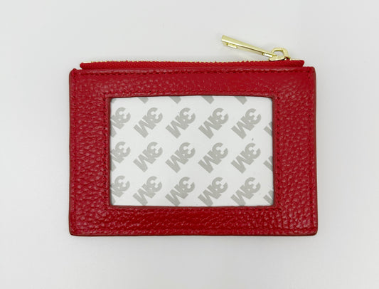 Everyday Wallet Red + Gold Chain