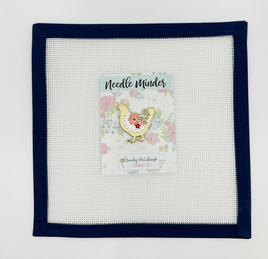 Farmhouse Floral Chicken Needle Minder