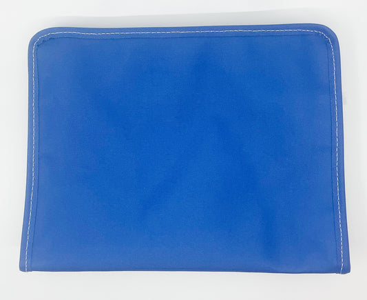 Roadie Large Zip Pouch - Coated Canvas Blue Bell