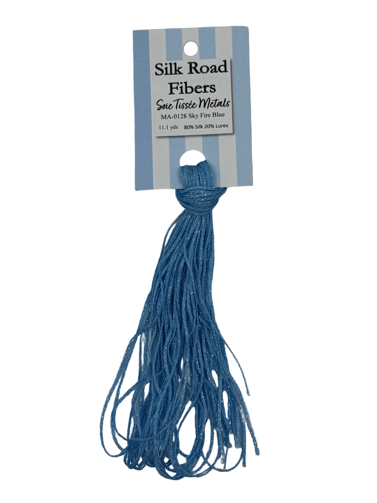 Soie Tissée Metals MA-0128 Sky fire Blue