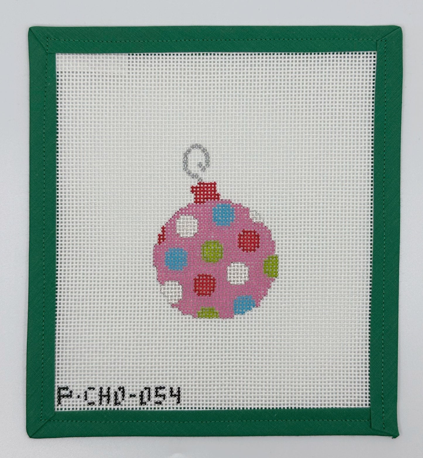 Pink Bauble w/Dots