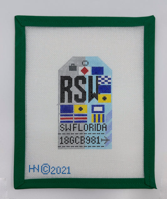 Fort Myers Retro Travel Tag