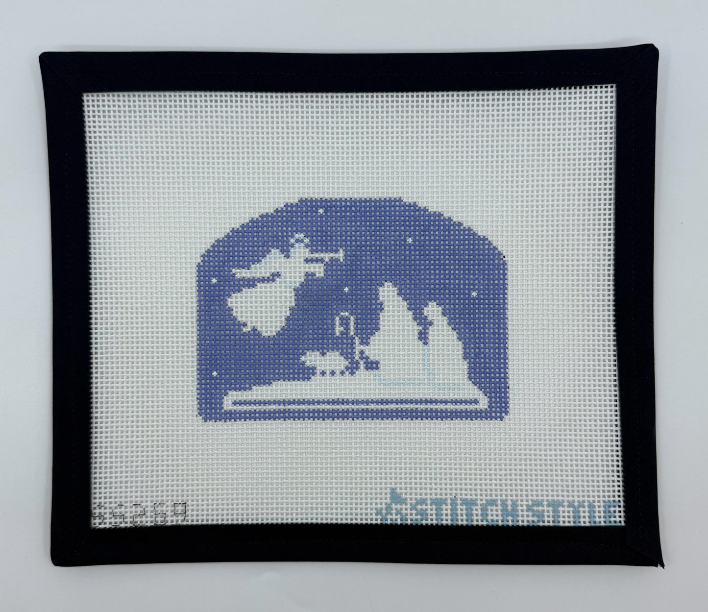 Blue and White Angel