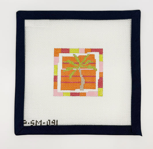 Palm Tree with Orange Stripe